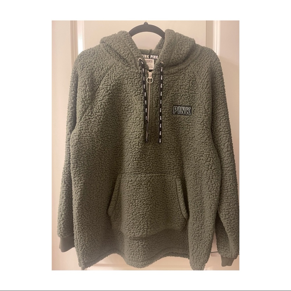 VS PINK Sherpa Hoodie.